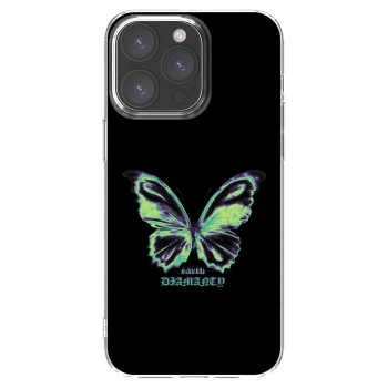 Picasee silikonska prozirna maskica za Apple iPhone 15 Pro Max - Diamanty Blue
