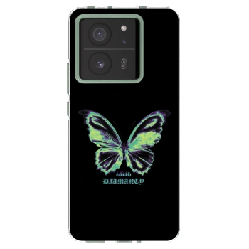 Picasee silikonska prozirna maskica za Xiaomi 13T - Diamanty Blue