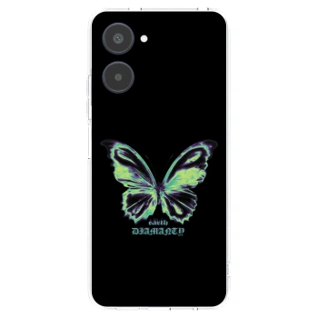 Picasee silikonska prozirna maskica za Realme 10 4G - Diamanty Blue