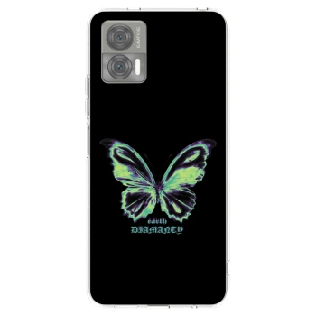 Picasee silikonska prozirna maskica za Motorola Edge 30 Neo - Diamanty Blue