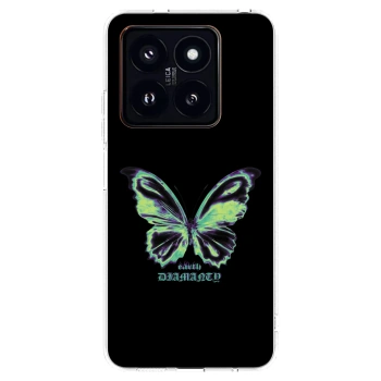 Picasee silikonska prozirna maskica za Xiaomi 14 Pro - Diamanty Blue