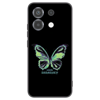 Picasee crna silikonska maskica za Xiaomi Poco X6 - Diamanty Blue