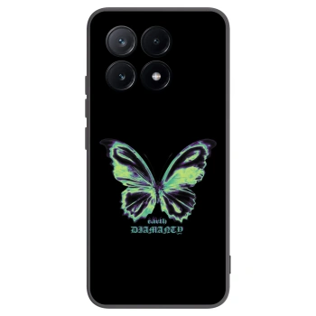 Picasee crna silikonska maskica za Xiaomi Poco X6 Pro - Diamanty Blue