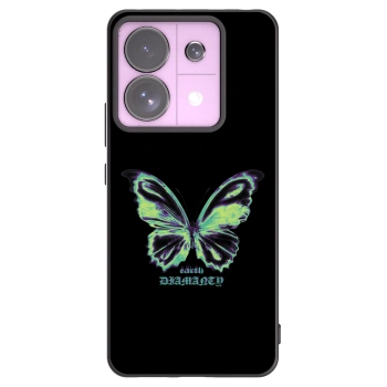 Picasee crna silikonska maskica za Xiaomi Redmi Note 13 Pro 5G - Diamanty Blue