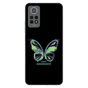 Picasee silikonska prozirna maskica za Xiaomi Redmi Note 12 Pro 4G - Diamanty Blue