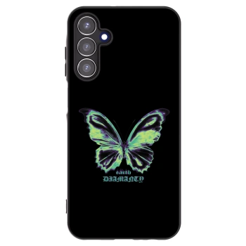 Picasee crna silikonska maskica za Samsung Galaxy A15 A156B 5G - Diamanty Blue