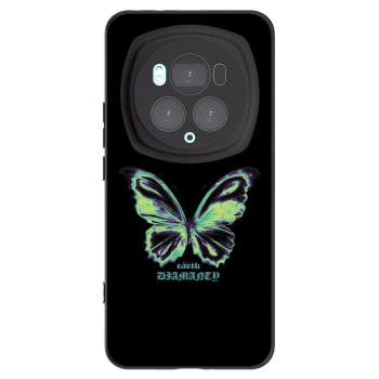 Picasee crna silikonska maskica za Honor Magic6 Pro - Diamanty Blue