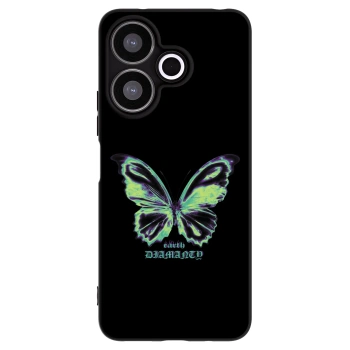 Picasee crna silikonska maskica za Xiaomi Redmi 13 4G - Diamanty Blue