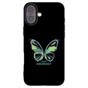 Picasee crna silikonska maskica za Apple iPhone 16 Plus - Diamanty Blue