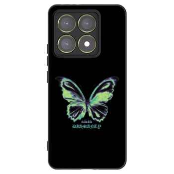 Picasee crna silikonska maskica za Xiaomi 14T - Diamanty Blue