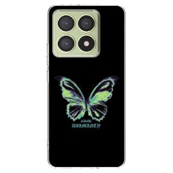 Picasee silikonska prozirna maskica za Xiaomi 14T - Diamanty Blue