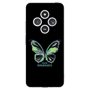 Picasee silikonska prozirna maskica za Xiaomi Redmi 14C - Diamanty Blue