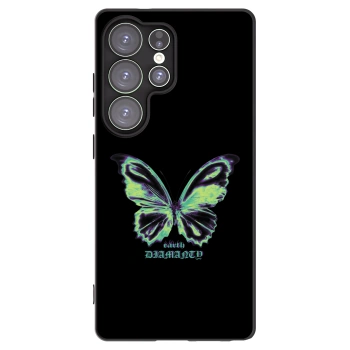 Picasee crna silikonska maskica za Samsung Galaxy S25 Ultra 5G - Diamanty Blue