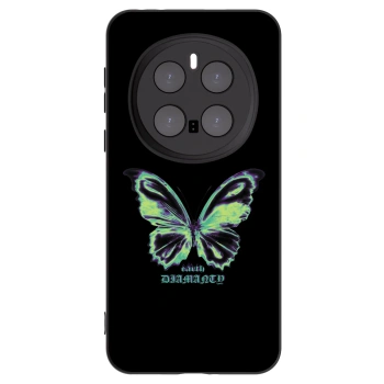 Picasee crna silikonska maskica za Honor Magic7 Pro 5G - Diamanty Blue