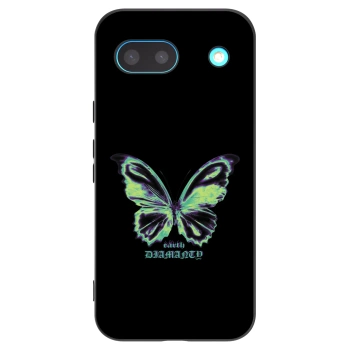 Picasee crna silikonska maskica za Google Pixel 8a - Diamanty Blue