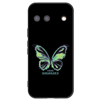 Picasee crna silikonska maskica za Google Pixel 9 - Diamanty Blue