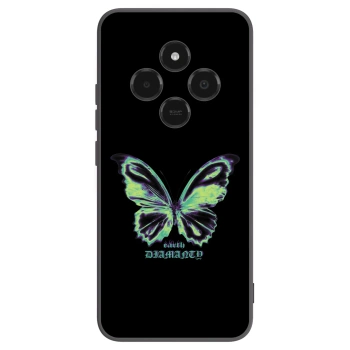 Picasee crna silikonska maskica za Xiaomi Poco C75 - Diamanty Blue