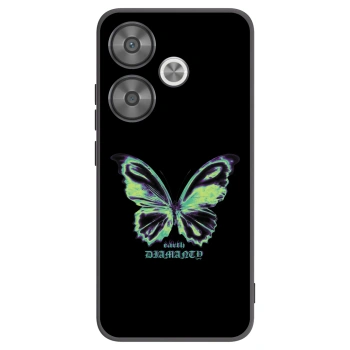 Picasee crna silikonska maskica za Xiaomi Poco F6 - Diamanty Blue