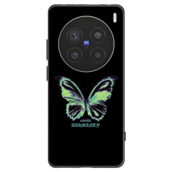 Picasee crna silikonska maskica za Vivo X200 Pro - Diamanty Blue