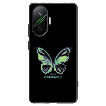 Picasee crna silikonska maskica za Xiaomi Poco F7 5G - Diamanty Blue