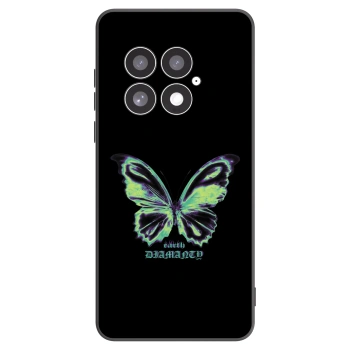 Picasee crna silikonska maskica za OnePlus 13 5G - Diamanty Blue