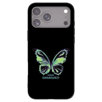 Picasee crna silikonska maskica za Apple iPhone 17 Pro Max - Diamanty Blue