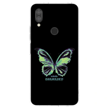 Picasee silikonska prozirna maskica za Xiaomi Redmi 7 - Diamanty Blue
