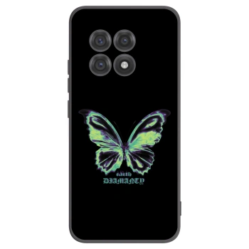 Picasee crna silikonska maskica za OnePlus 13R 5G - Diamanty Blue
