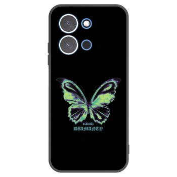 Picasee crna silikonska maskica za Xiaomi Redmi 15C 4G - Diamanty Blue