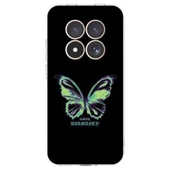 Picasee silikonska prozirna maskica za Xiaomi Redmi Note 15 Pro 4G - Diamanty Blue