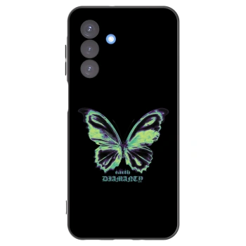 Picasee crna silikonska maskica za Samsung Galaxy A17 5G - Diamanty Blue