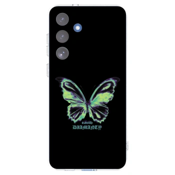 Picasee silikonska prozirna maskica za Samsung Galaxy S25 FE 5G - Diamanty Blue