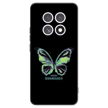 Picasee crna silikonska maskica za Xiaomi Redmi Note 15 - Diamanty Blue