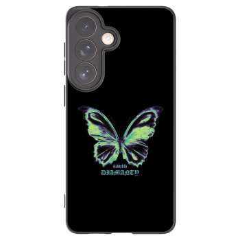 Picasee crna silikonska maskica za Samsung Galaxy S26+ - Diamanty Blue