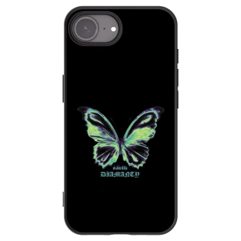 Picasee crna silikonska maskica za Apple iPhone 17e - Diamanty Blue