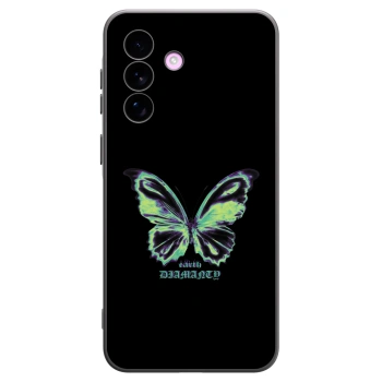 Picasee crna silikonska maskica za Samsung Galaxy A57 5G - Diamanty Blue