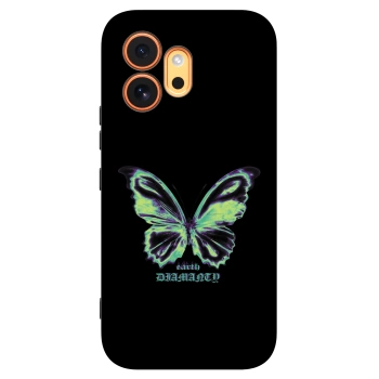 Picasee crna silikonska maskica za Honor 600 - Diamanty Blue