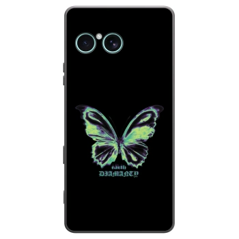 Picasee crna silikonska maskica za Sony Xperia 10 VII - Diamanty Blue
