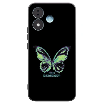 Picasee crna silikonska maskica za Xiaomi Redmi Note 17 5G - Diamanty Blue