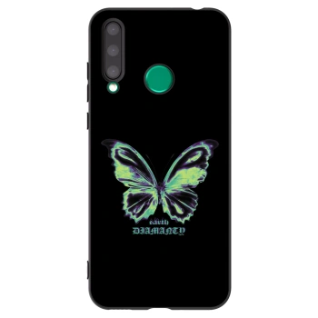 Picasee crna silikonska maskica za Honor 20 Lite - Diamanty Blue
