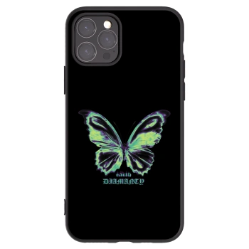 Picasee crna silikonska maskica za Apple iPhone 11 Pro - Diamanty Blue