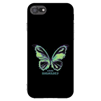Picasee silikonska prozirna maskica za Apple iPhone 8 - Diamanty Blue