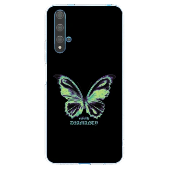 Picasee silikonska prozirna maskica za Huawei Nova 5T - Diamanty Blue
