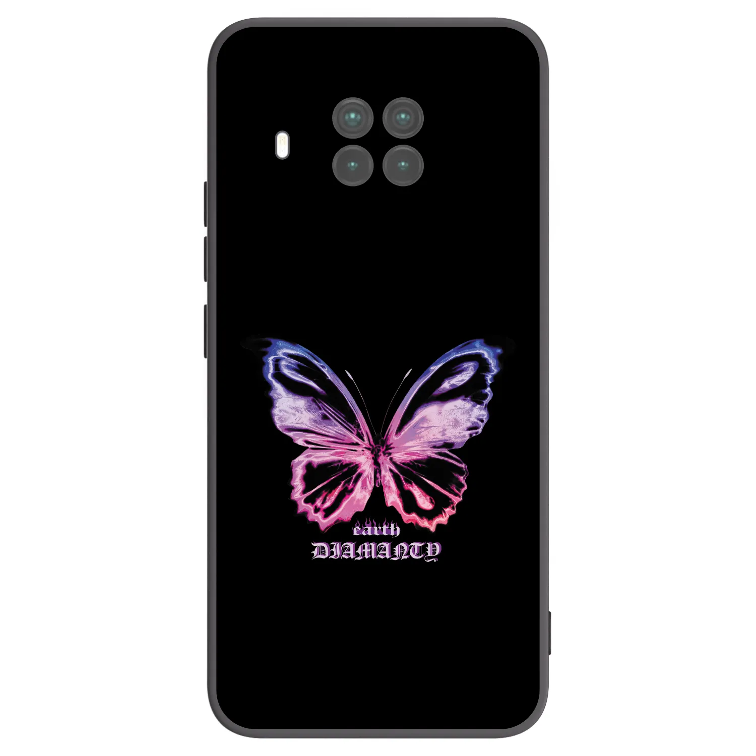 Picasee crna silikonska maskica za Xiaomi Mi 10T Lite - Diamanty Purple