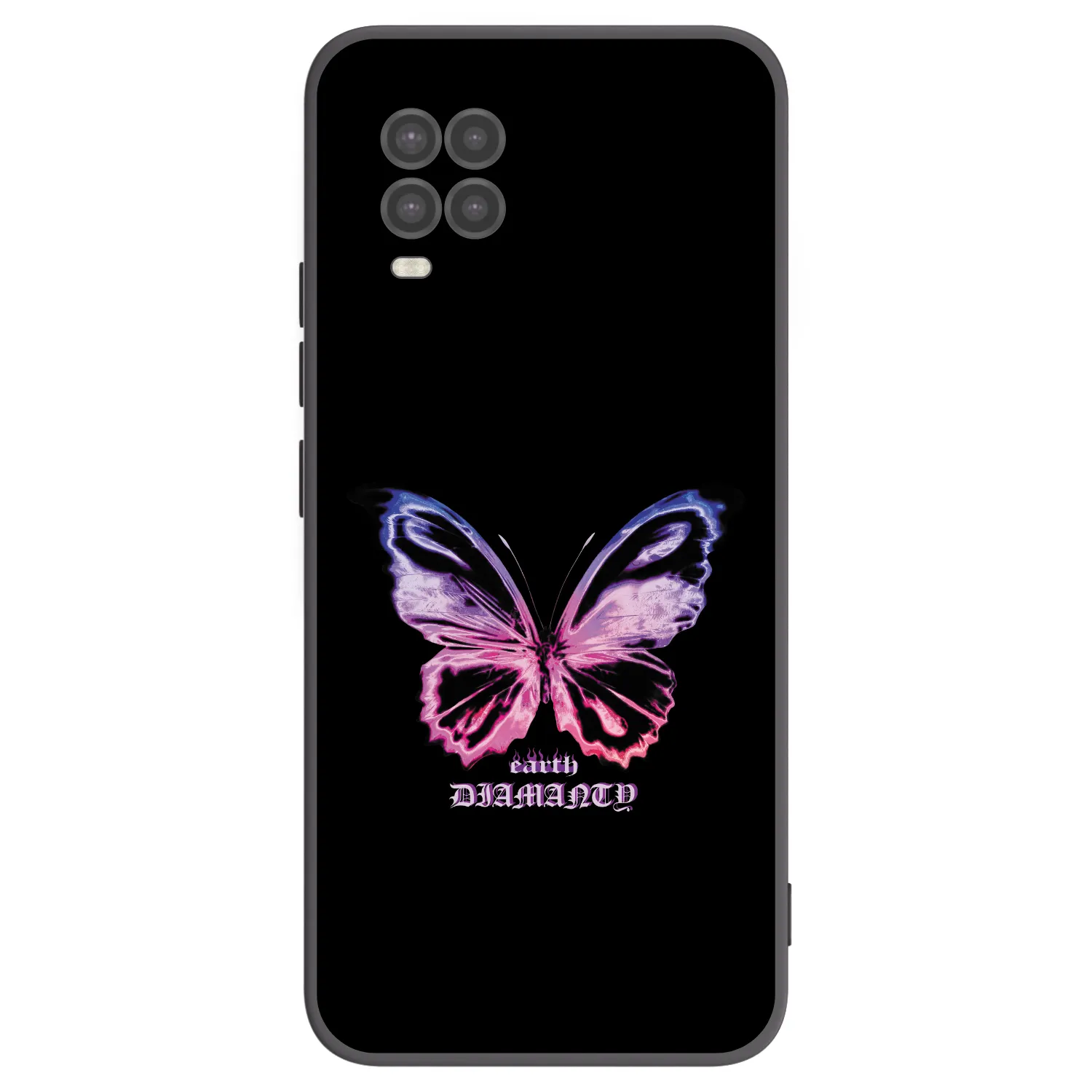 Picasee crna silikonska maskica za Xiaomi Mi 10 Lite - Diamanty Purple