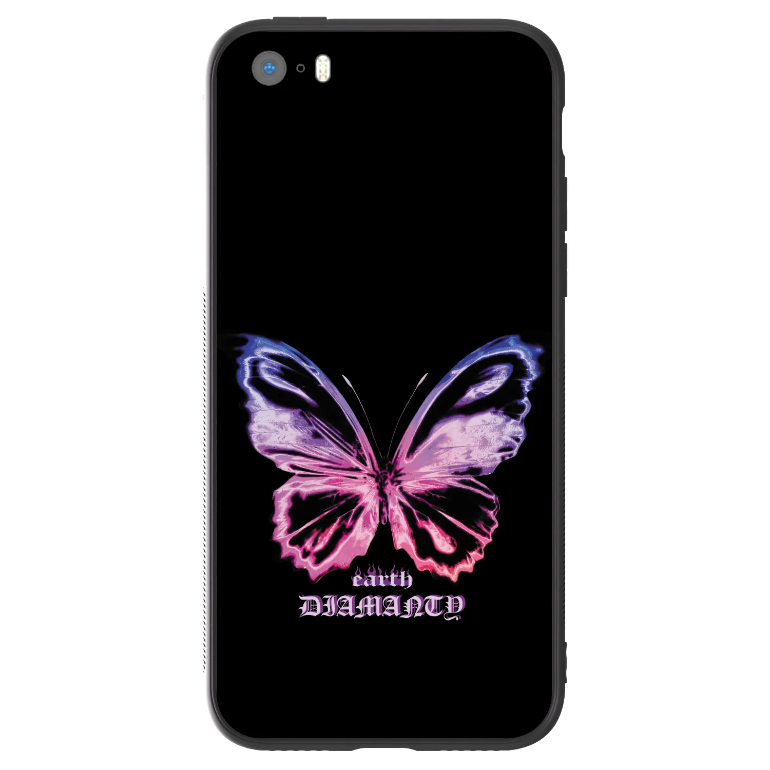 Picasee ULTIMATE CASE za Apple iPhone 5/5S/SE - Diamanty Purple