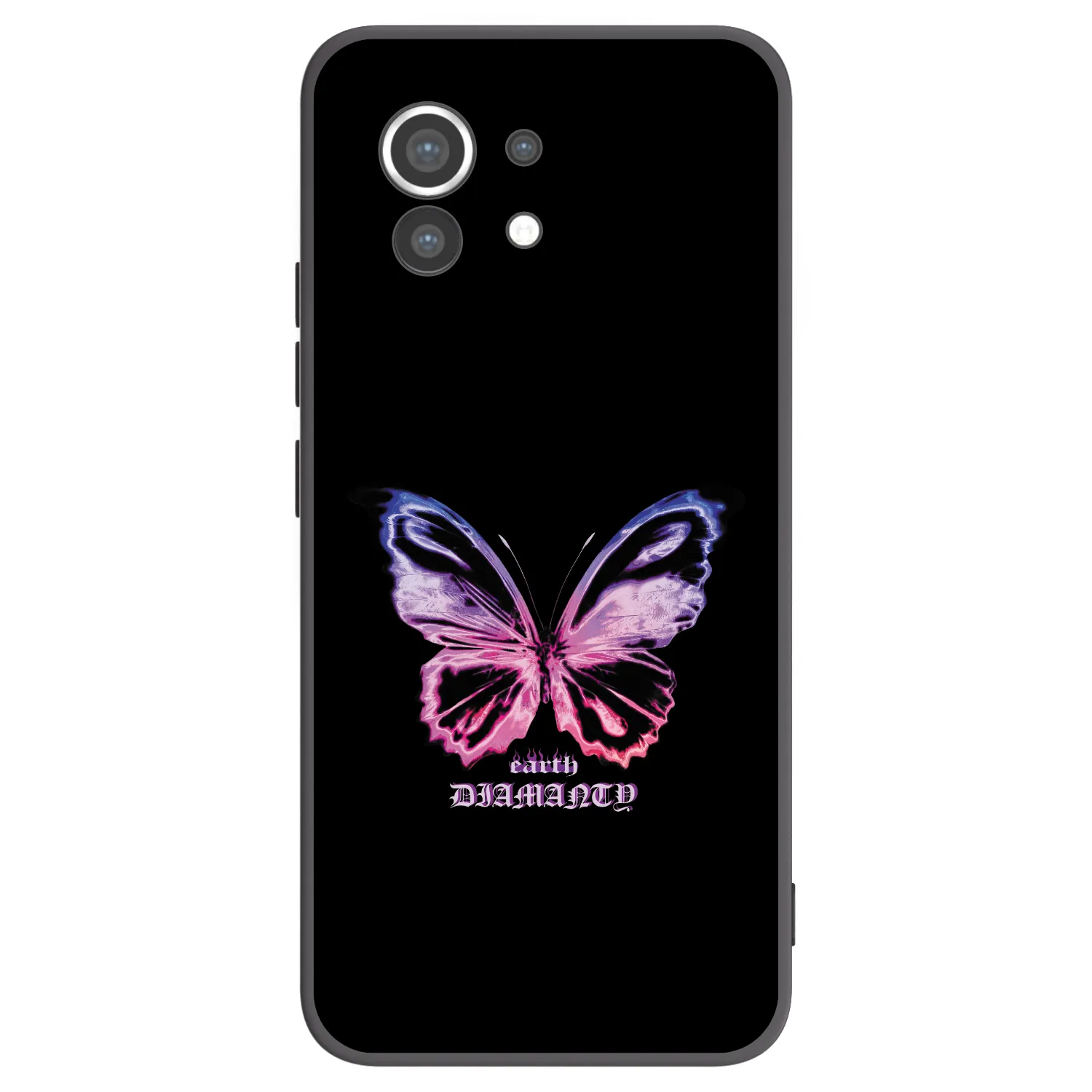 Picasee crna silikonska maskica za Xiaomi Mi 11 - Diamanty Purple