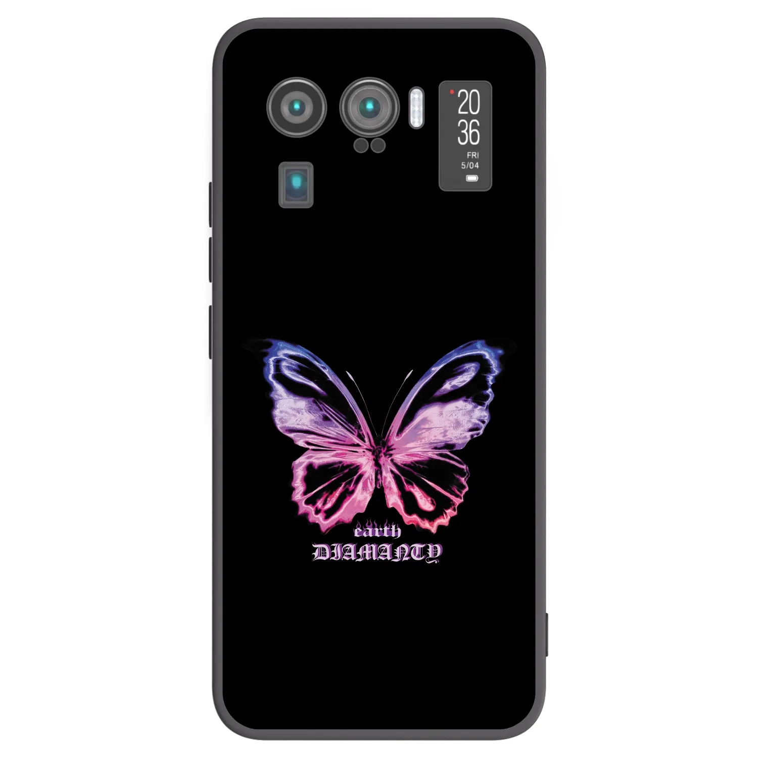 Picasee crna silikonska maskica za Xiaomi Mi 11 Ultra - Diamanty Purple