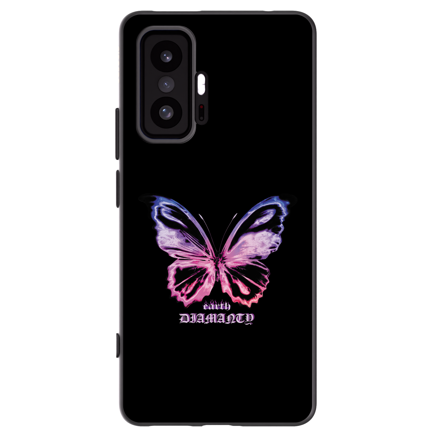 Picasee crna silikonska maskica za Xiaomi 11T Pro - Diamanty Purple