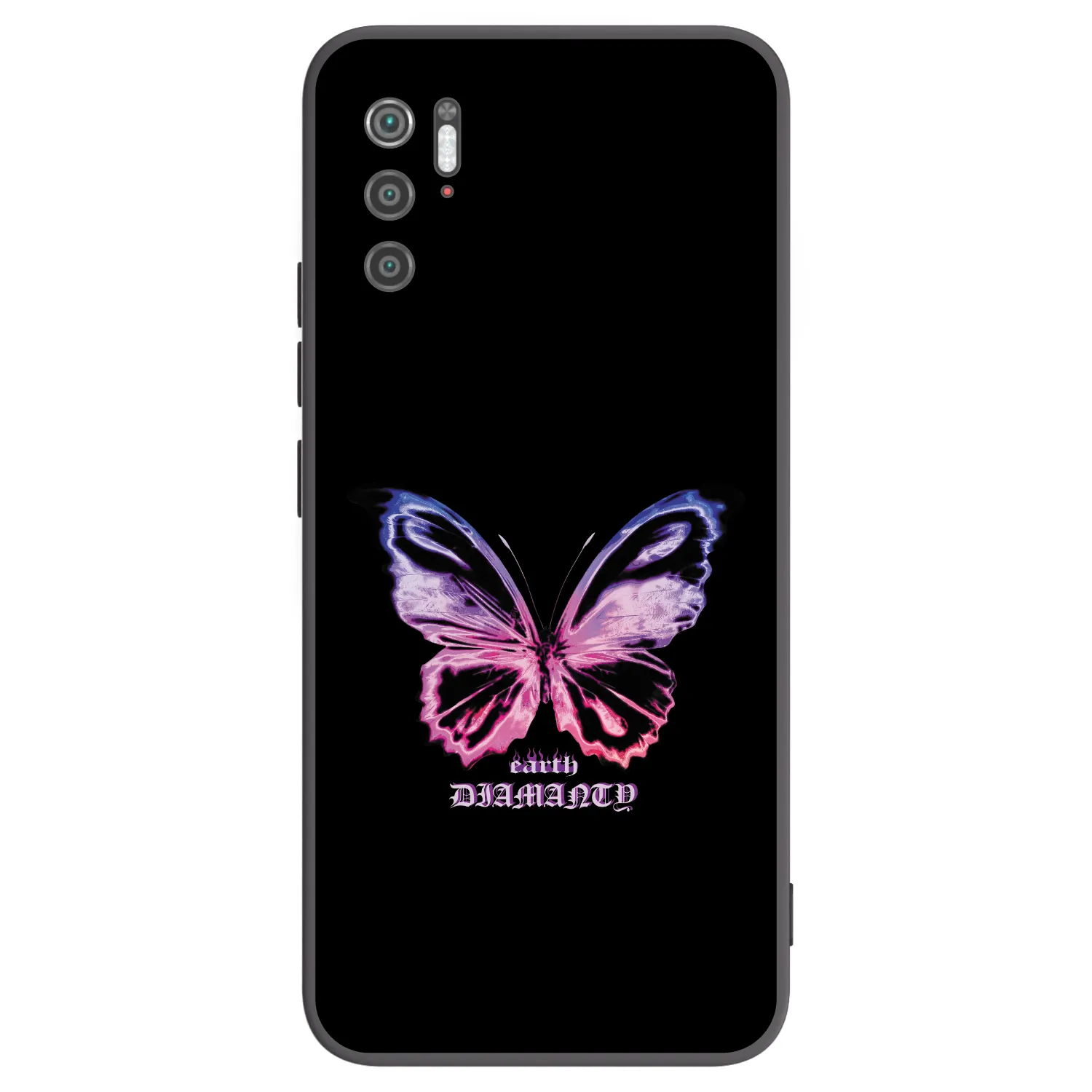 Picasee crna silikonska maskica za Xiaomi Poco M3 Pro 5G - Diamanty Purple